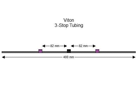 3-Stop Viton Purple-Black Pump Tubing