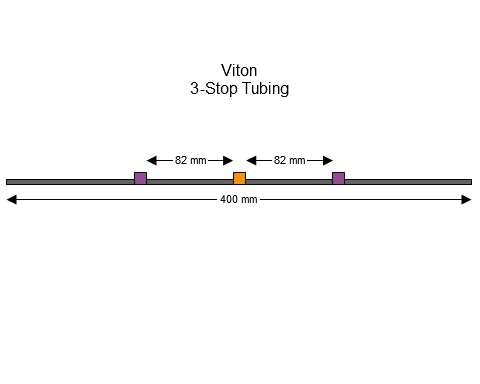 3-Stop Viton Purple-Orange Pump Tubing