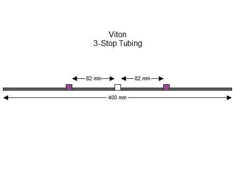 3-Stop Viton Purple-White Pump Tubing