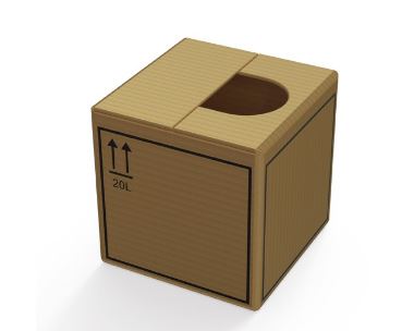 Carton box for Politainer 10 l