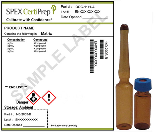 Acetaldehyde, 1,000 µg/mL Organic Standard, 1 mL