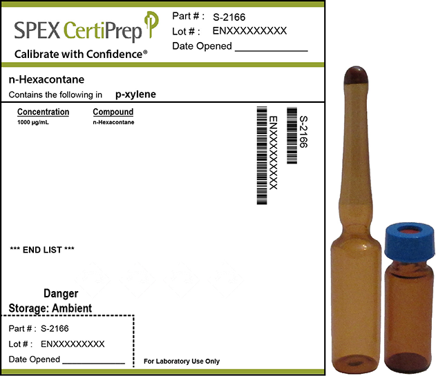 n-Hexacontane, 1,000 µg/mL Organic Standard, 1 mL