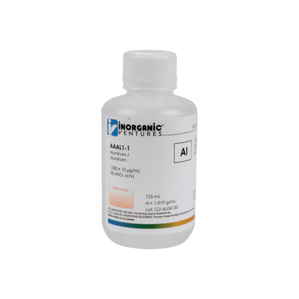 1000ug/mL ALUMINUM 125mL for AA