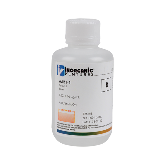 1000ug/mL BORON 125mL for AA