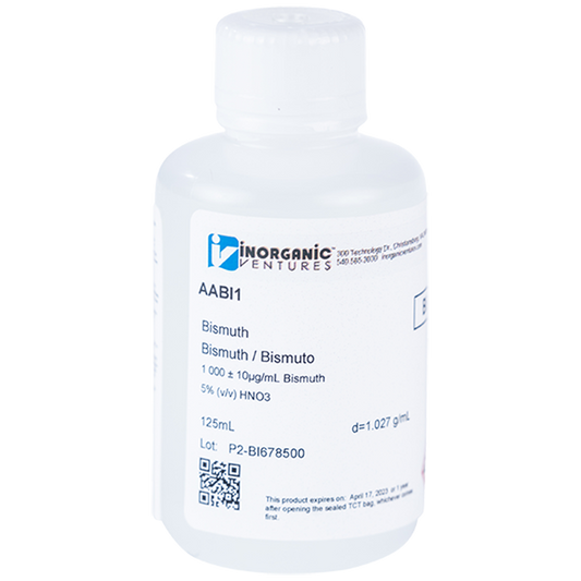 1000ug/mL BISMUTH 125mL for AA