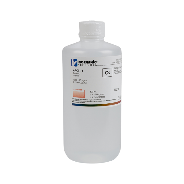 1000ug/mL CESIUM 500mL for AA