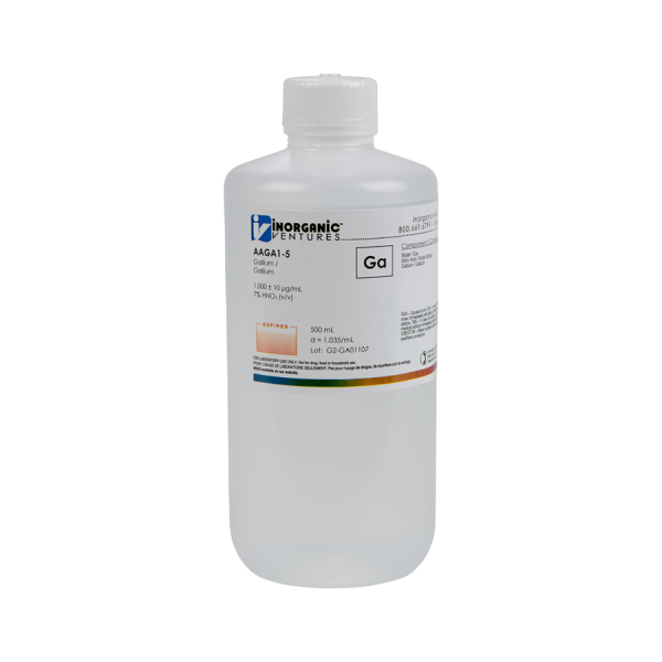 1000ug/mL GALLIUM 500mL for AA