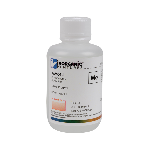 1000ug/mL MOLYBDENUM 125mL for AA