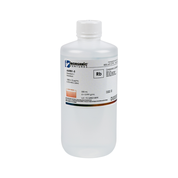 1000ug/mL RUBIDIUM 500mL for AA