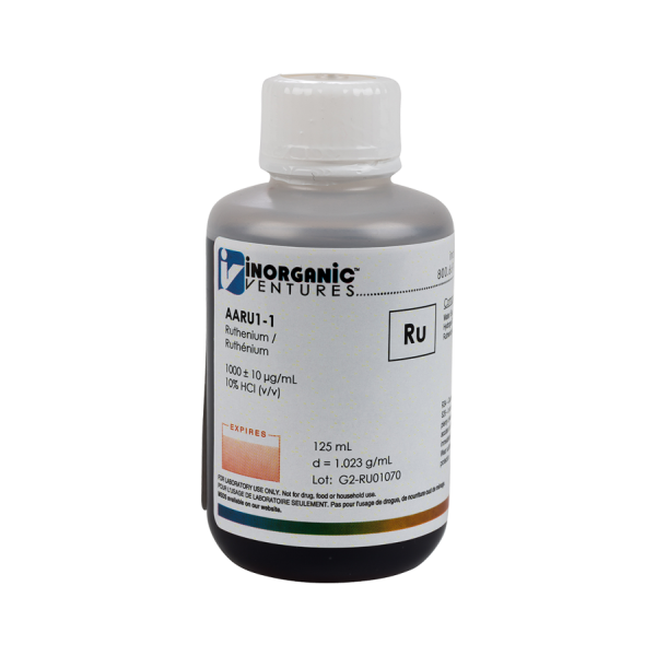 1000ug/mL RUTHENIUM 125mL for AA