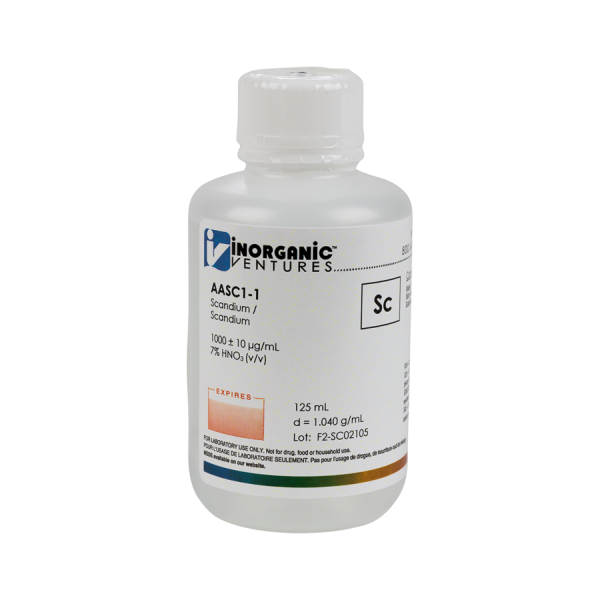 1000ug/mL SCANDIUM 125mL for AA