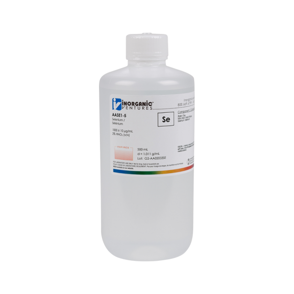 1000ug/mL SELENIUM 500mL for AA