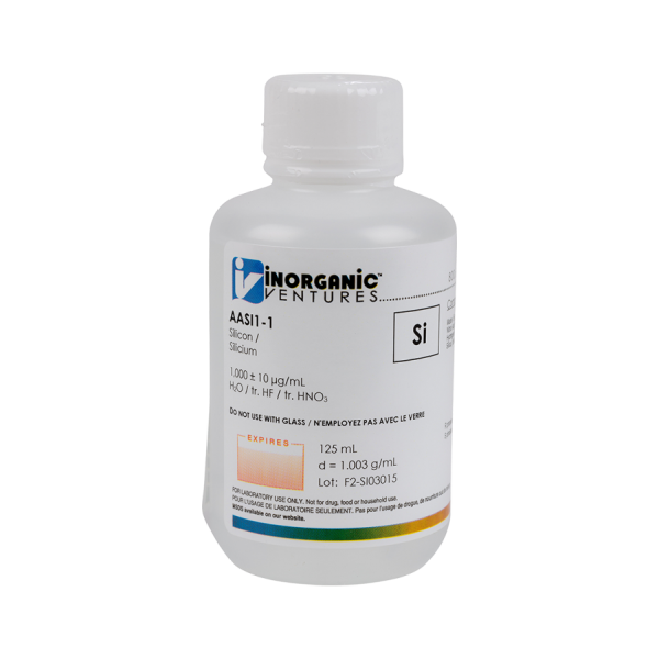 1000ug/mL SILICON 125mL for AA