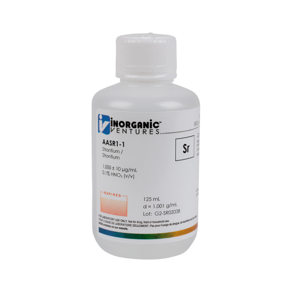 1000ug/mL STRONTIUM 125mL for AA