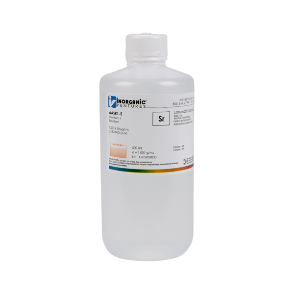 1000ug/mL STRONTIUM 500mL for AA