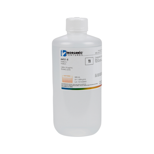 1000ug/mL THALLIUM 500mL for AA