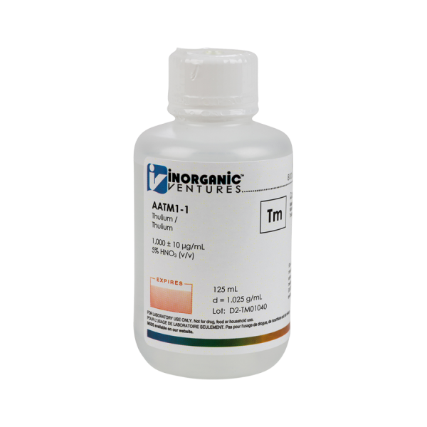 1000ug/mL THULIUM 125mL for AA