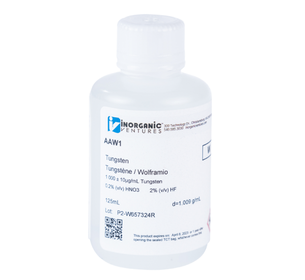 1000ug/mL TUNGSTEN 125mL
