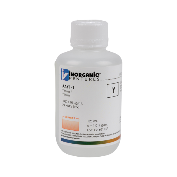 1000ug/mL YTTRIUM 125mL for AA