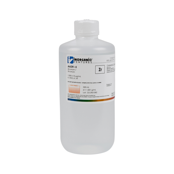 1000ug/mL ZIRCONIUM 500mL for AA