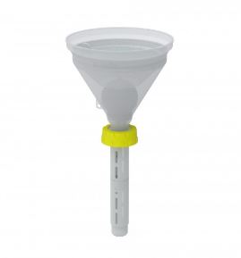 b.safe Funnel 180 with ball valve, S50
