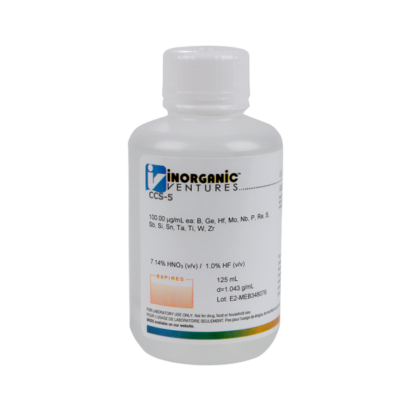 ICP FLUORIDE GRP STD, 125mL