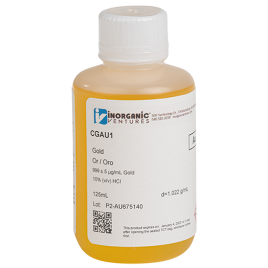 1000 ppm Gold for ICP