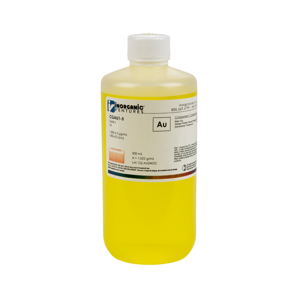 1000ug/mL GOLD 500mL