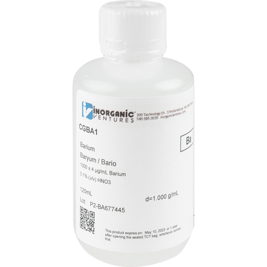 1000 ppm Barium for ICP