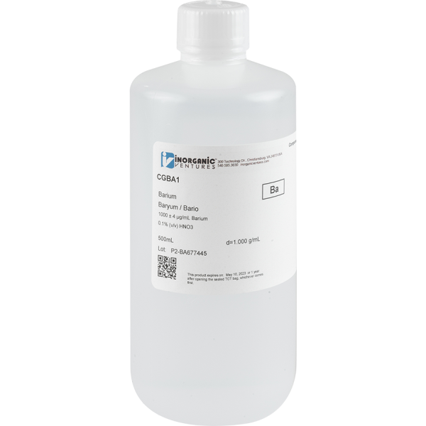 1000ug/mL BARIUM 500mL