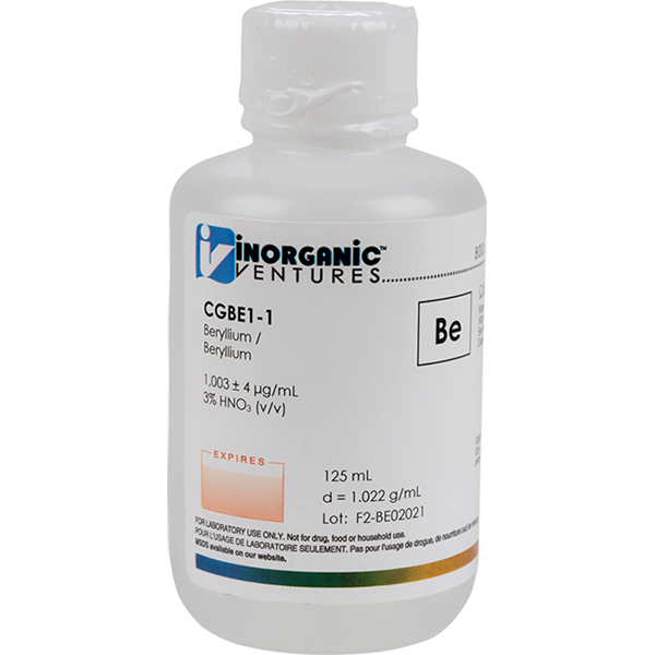 1000ug/mL BERYLLIUM 125mL