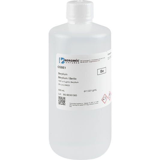 1000ug/mL BERYLLIUM 500mL