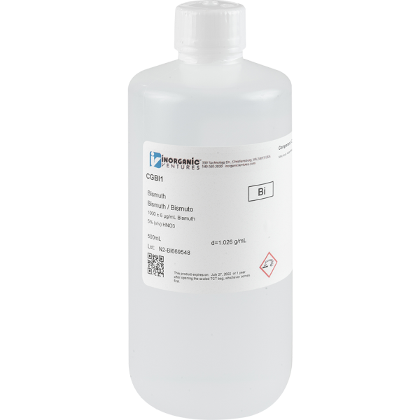 1000ug/mL BISMUTH 500mL