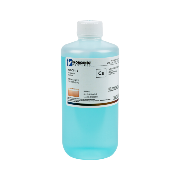 1000ug/mL COPPER 500mL