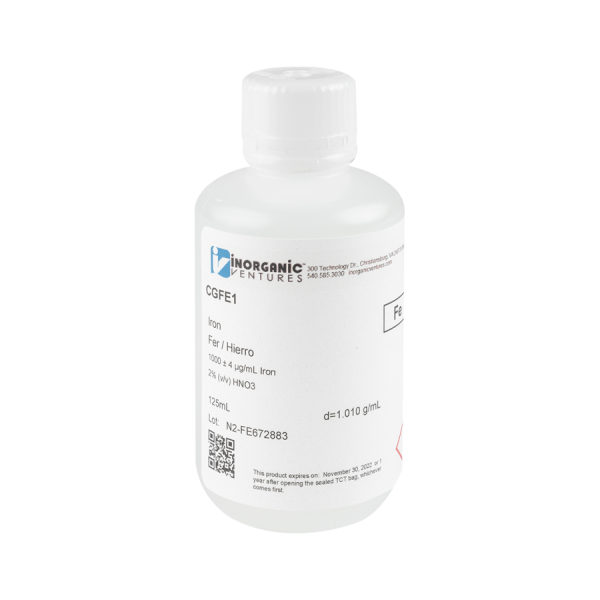 1000ug/mL IRON 125mL