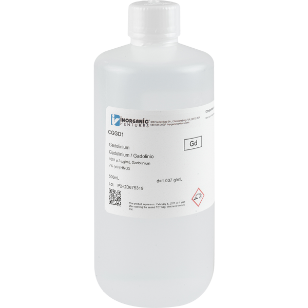 1000ug/mL GADOLINIUM 500mL