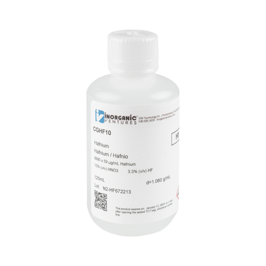 10,000ug/mL HAFNIUM 125mL