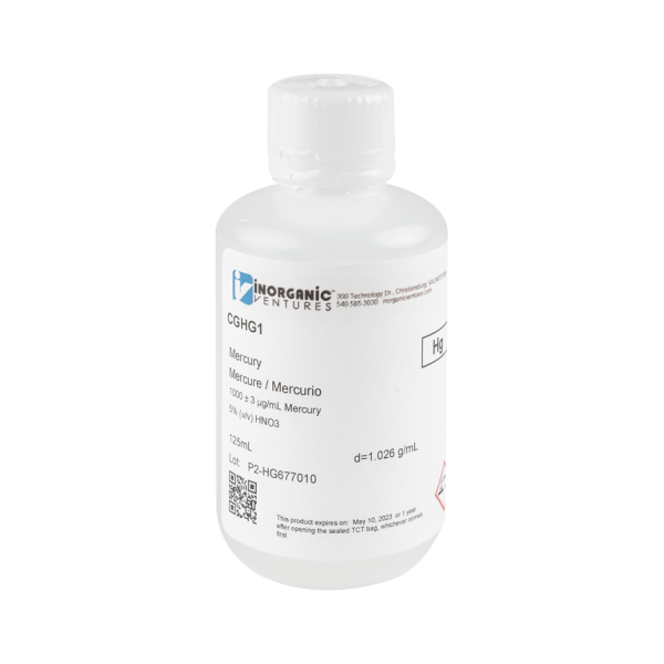 1000 ppm Mercury for ICP