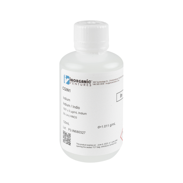 1000ug/mL INDIUM 125mL