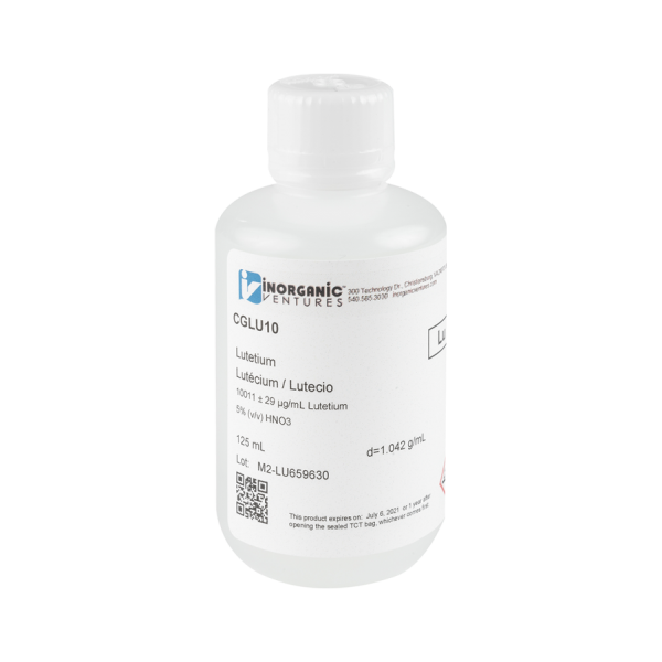 10,000ug/mL LUTETIUM 125mL
