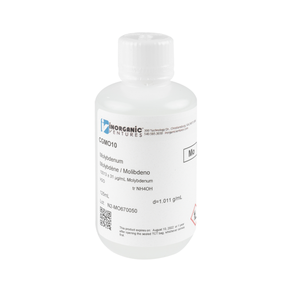 10,000ug/mL MOLYBDENUM 125mL