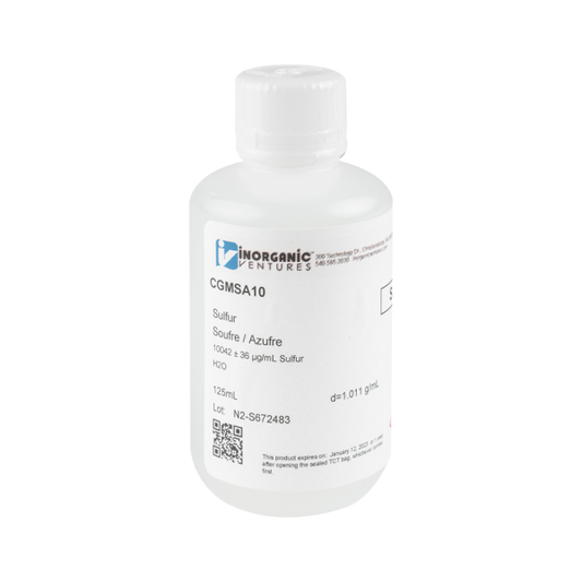 10,000ug/mL SULFUR MSA 125mL