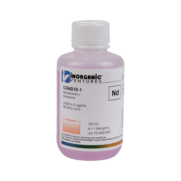 10,000ug/mL NEODYMIUM 125mL
