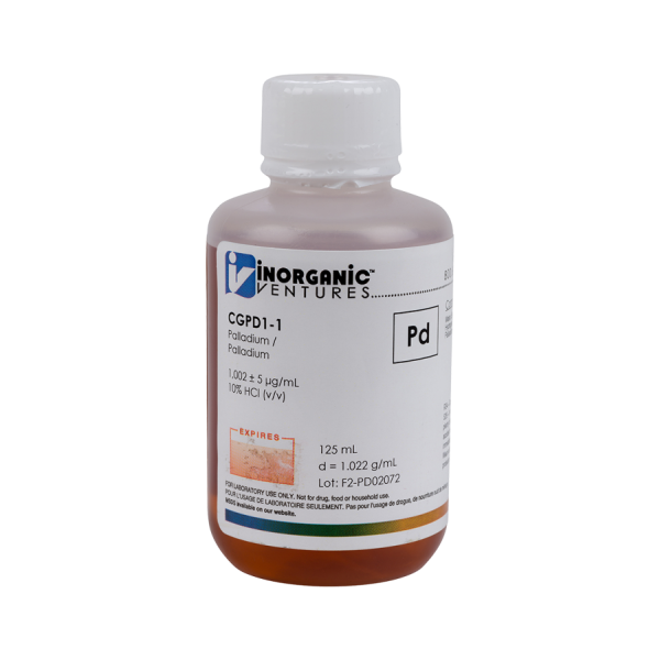 1000ug/mL PALLADIUM 125mL