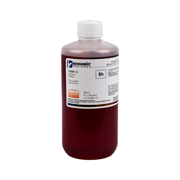 1000ug/mL RHODIUM 500mL