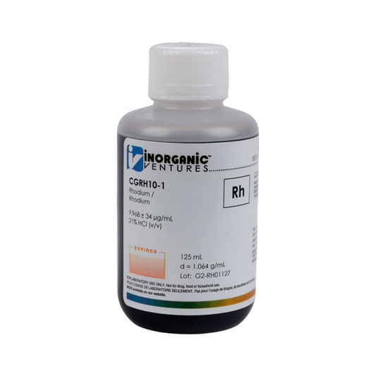 10,000ug/mL RHODIUM 125mL