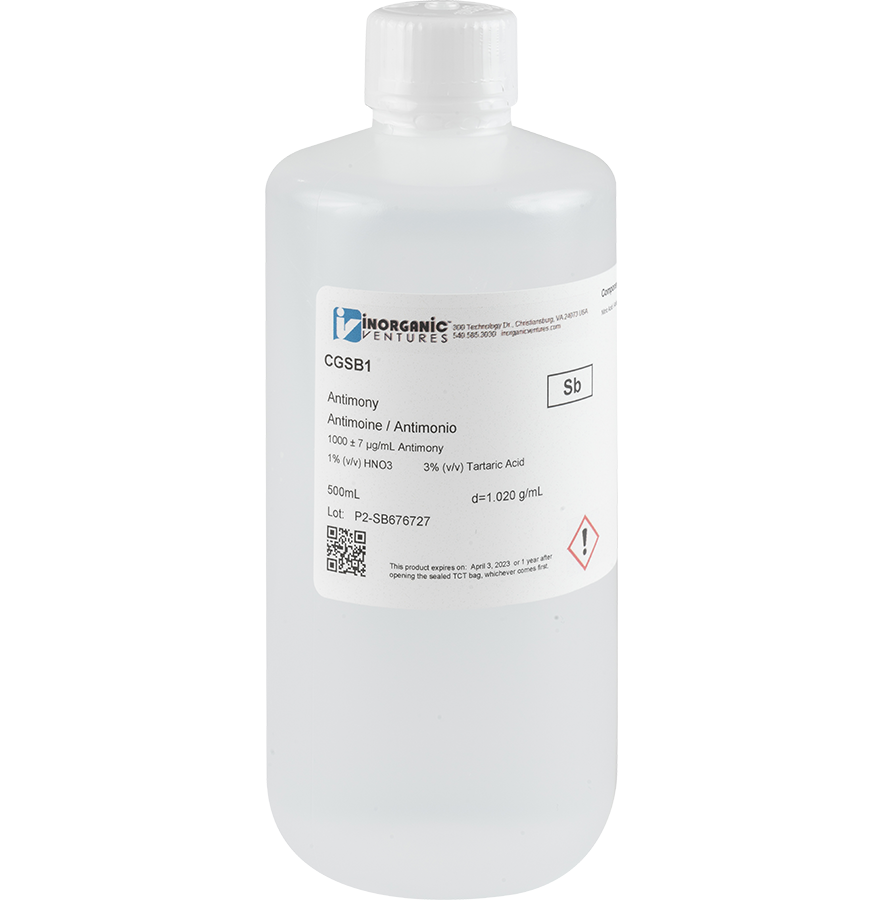 1000ug/mL ANTIMONY 500mL