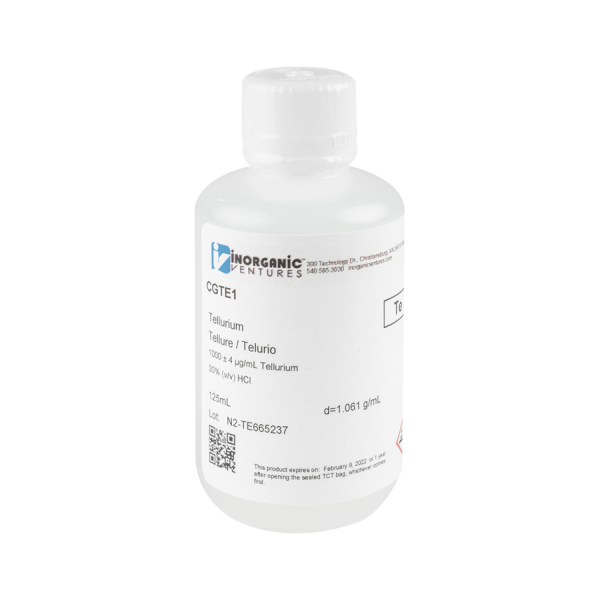 1000ug/mL TELLURIUM 125mL