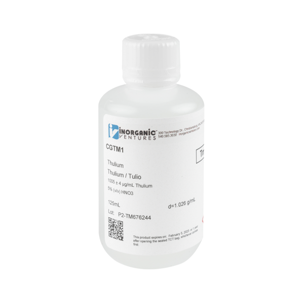 1000ug/mL THULIUM 125mL