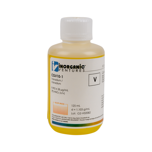 10,000ug/mL VANADIUM 125mL